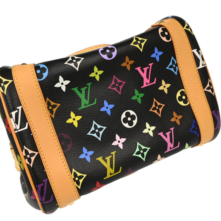 Louis Vuitton Black Monogram Multicolor Priscilla Handbag M40097