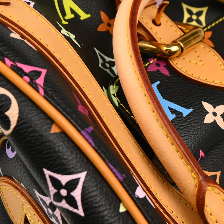 Louis Vuitton Black Monogram Multicolor Priscilla Handbag M40097