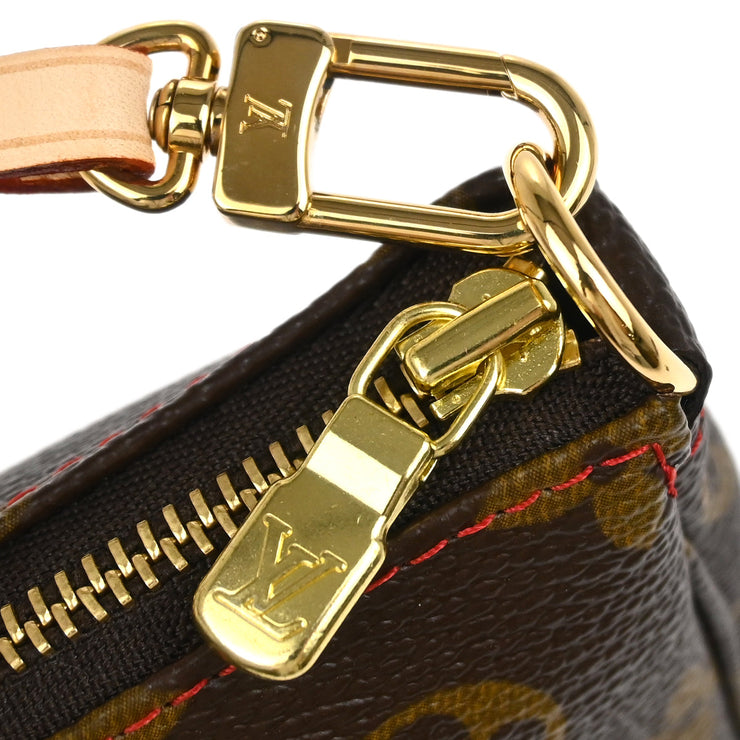 Louis Vuitton 2005 Monogram Cherry Pochette Accessoires Handbag M95008