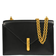 Hermes 1978 Black Box Calf Alcazar Chain Shoulder Bag
