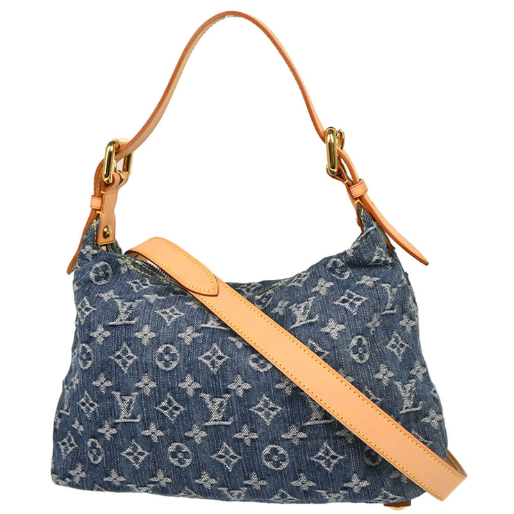 Louis Vuitton Blue Monogram Denim Baggy PM Shoulder Bag M95049