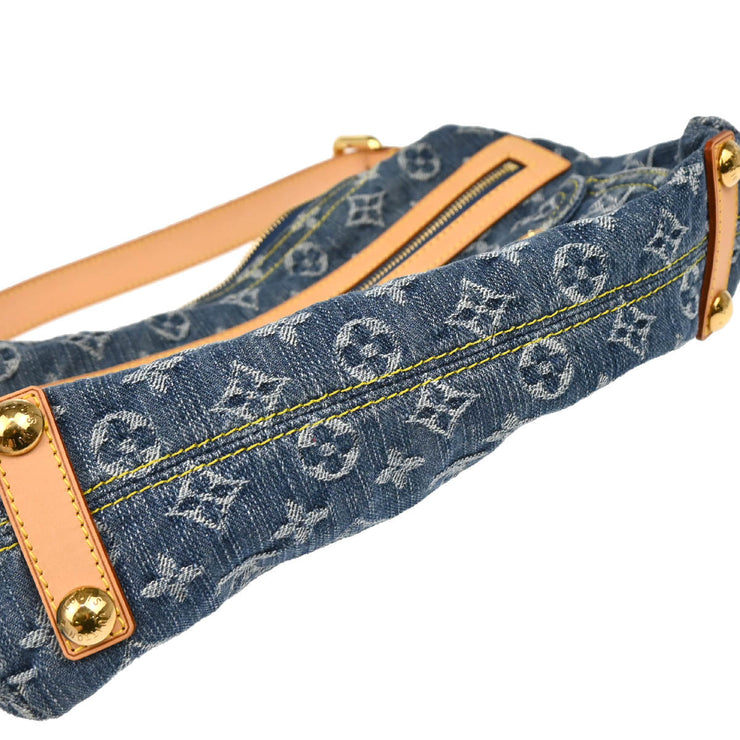 Louis Vuitton Blue Monogram Denim Baggy PM Shoulder Bag M95049
