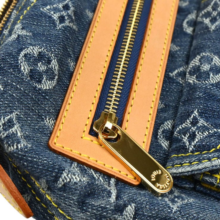 Louis Vuitton Blue Monogram Denim Baggy PM Shoulder Bag M95049