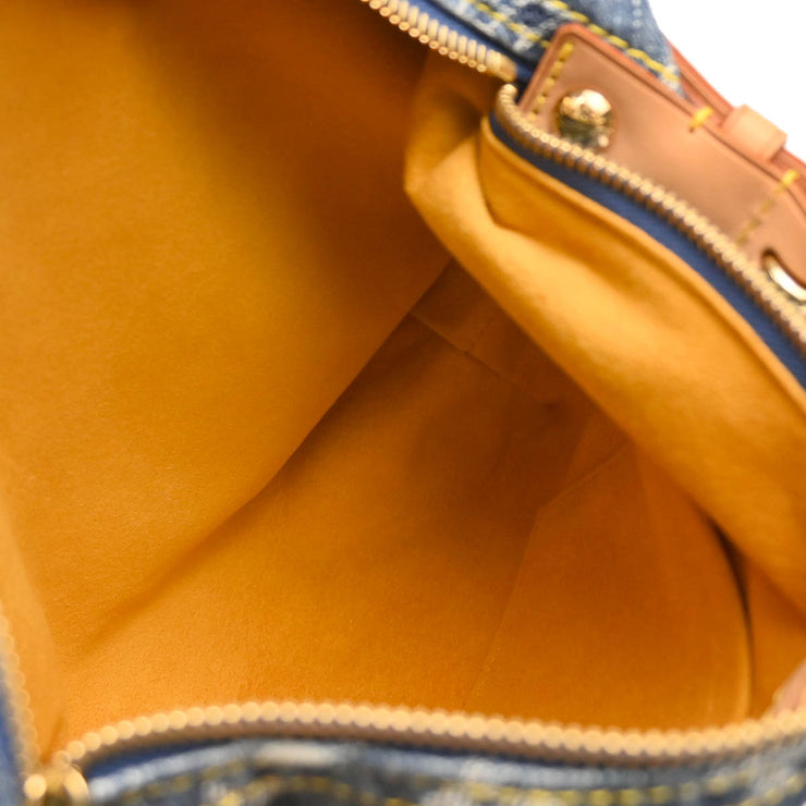 Louis Vuitton Blue Monogram Denim Baggy PM Shoulder Bag M95049
