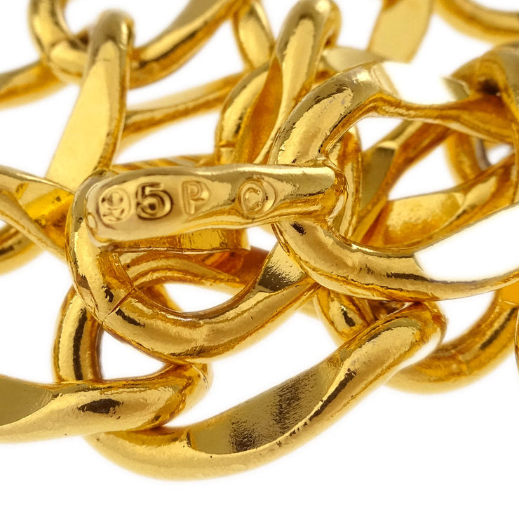 Chanel Chain Belt Medallion Gold 95P Small Good