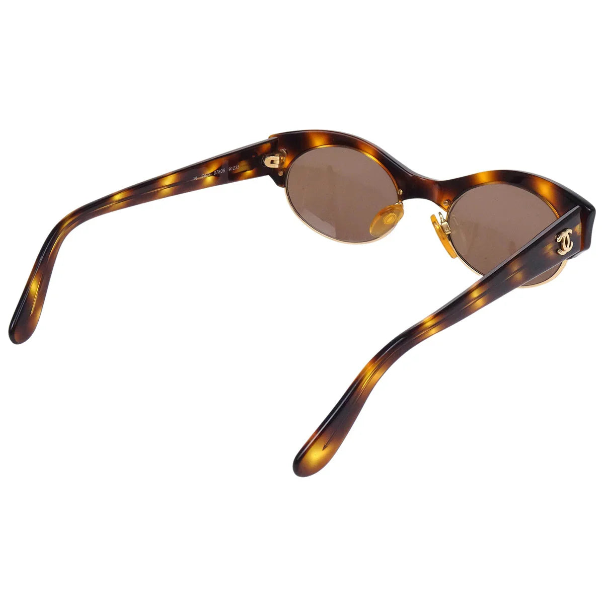 Chanel Sunglasses Eyewear Brown Small Good