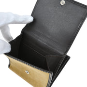Loewe Beige Suede Wallet Purse