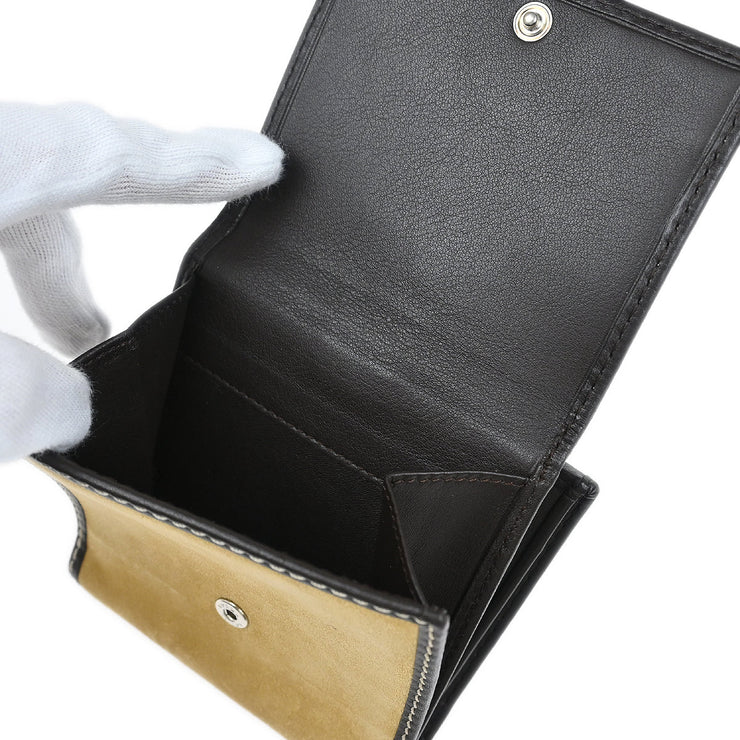 Loewe Beige Suede Wallet Purse
