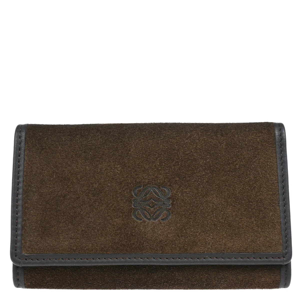 Loewe 2003 Suede Anagram 6-Hook Key Case