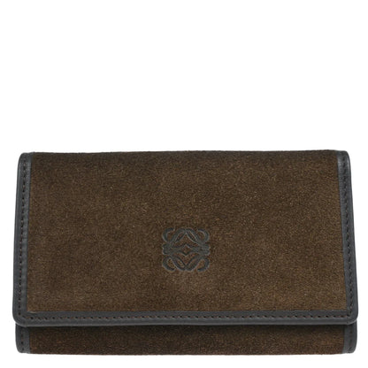 Loewe 2003 Suede Anagram 6-Hook Key Case