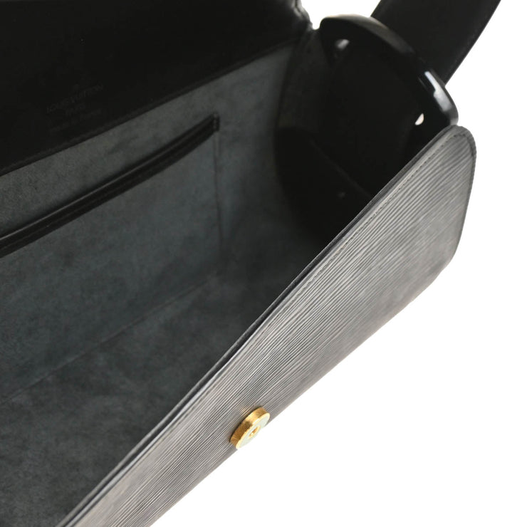 Louis Vuitton 1999 Black Epi Nocturne PM Shoulder Bag M52182