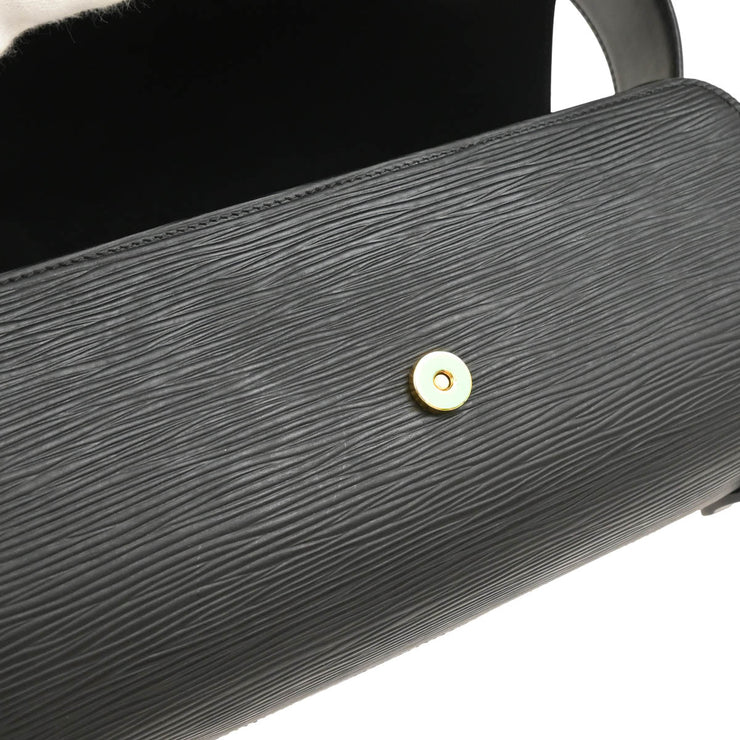 Louis Vuitton 1999 Black Epi Nocturne PM Shoulder Bag M52182