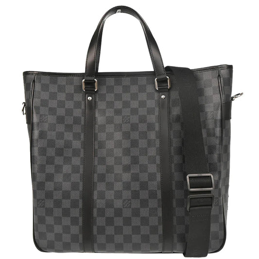 Louis Vuitton 2008 Damier Graphite Tadao 2way Tote Handbag N51192