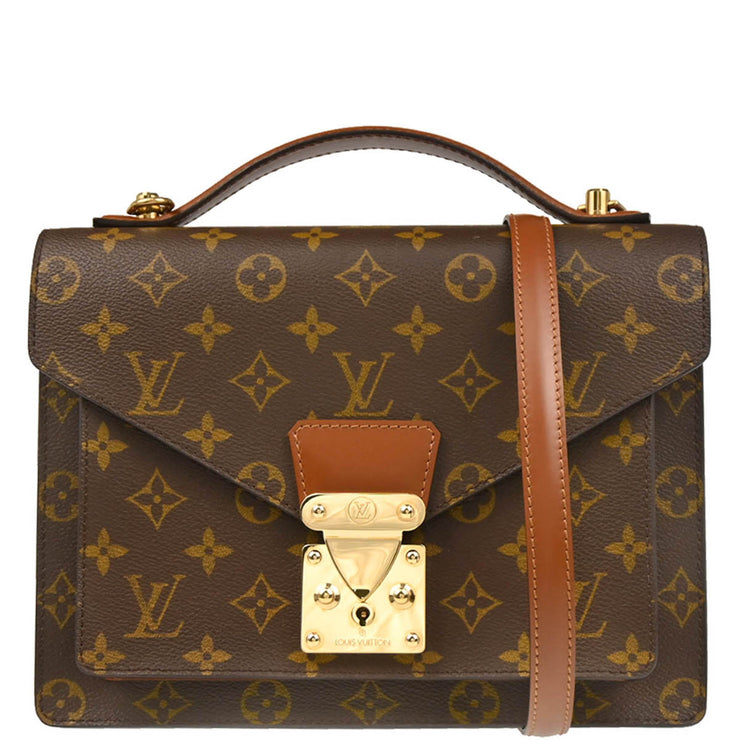 Louis Vuitton Monogram Monceau 26 2way Shoulder Business Handbag M51187