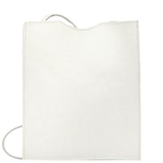 Hermes White Epsom Onimaitou Shoulder Bag