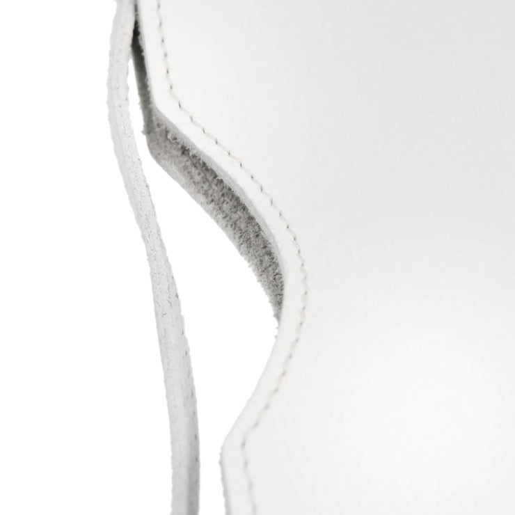 Hermes White Epsom Onimaitou Shoulder Bag