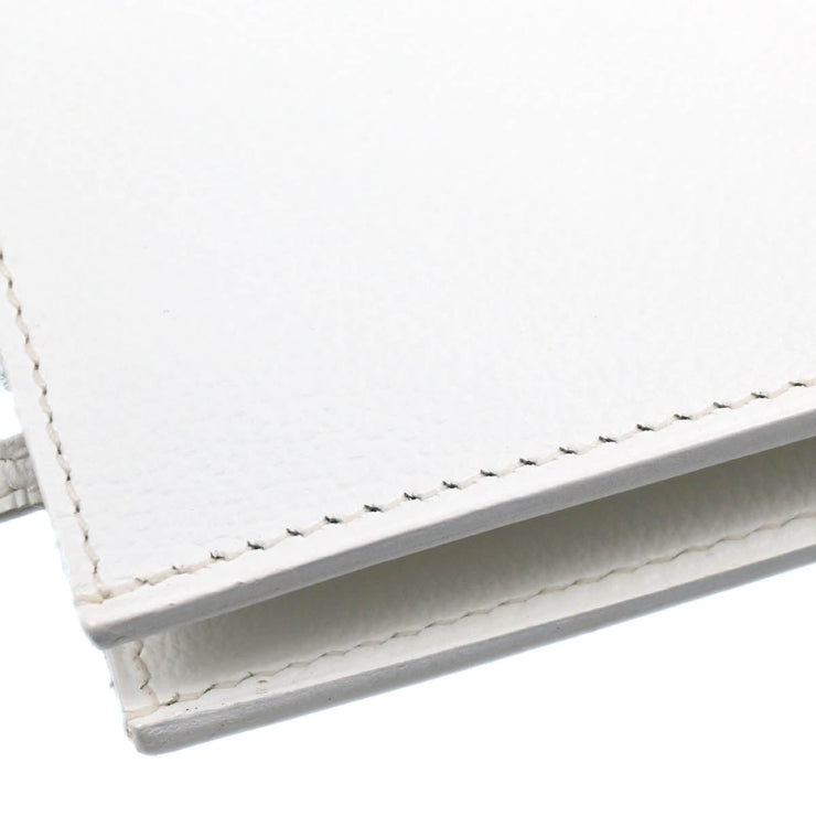 Hermes White Epsom Onimaitou Shoulder Bag