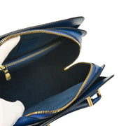 Louis Vuitton 1997 Blue Epi Pont Neuf Handbag M52055