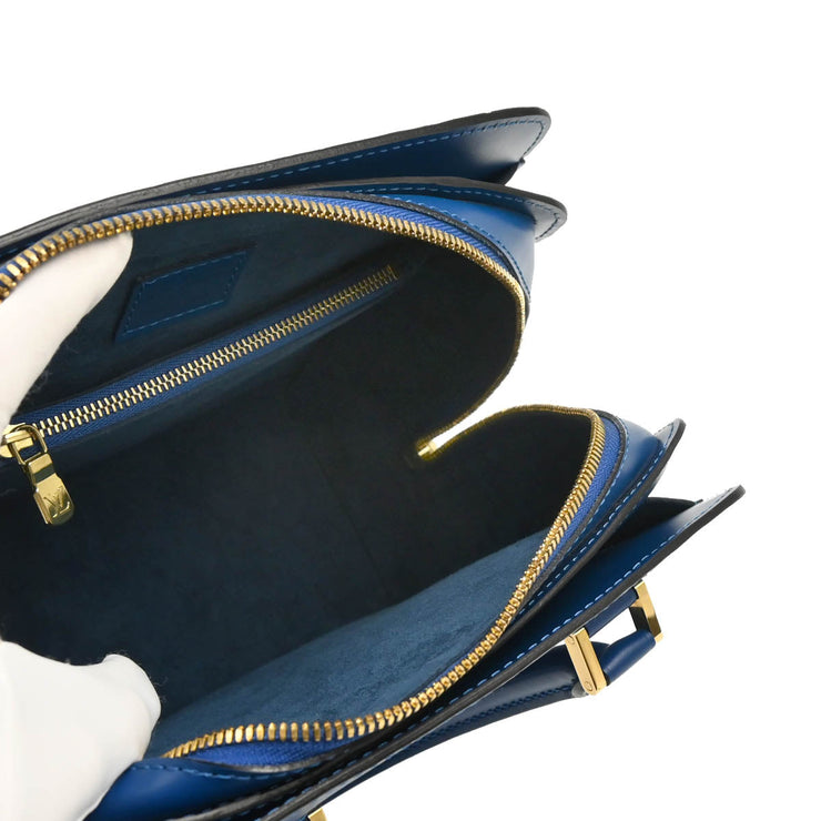 Louis Vuitton 1997 Blue Epi Pont Neuf Handbag M52055