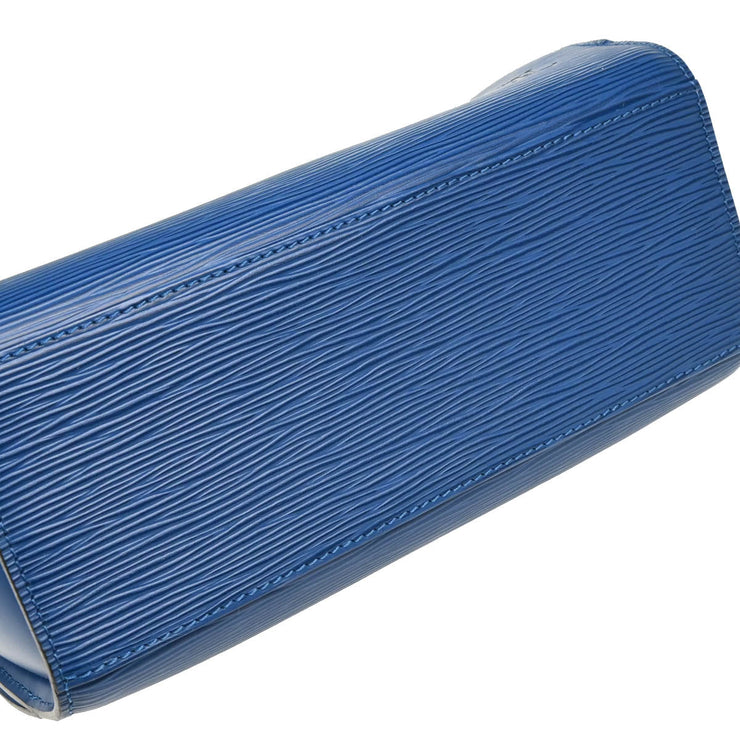 Louis Vuitton 1997 Blue Epi Pont Neuf Handbag M52055