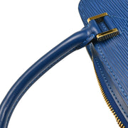 Louis Vuitton 1997 Blue Epi Pont Neuf Handbag M52055