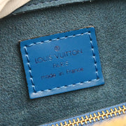 Louis Vuitton 1997 Blue Epi Pont Neuf Handbag M52055