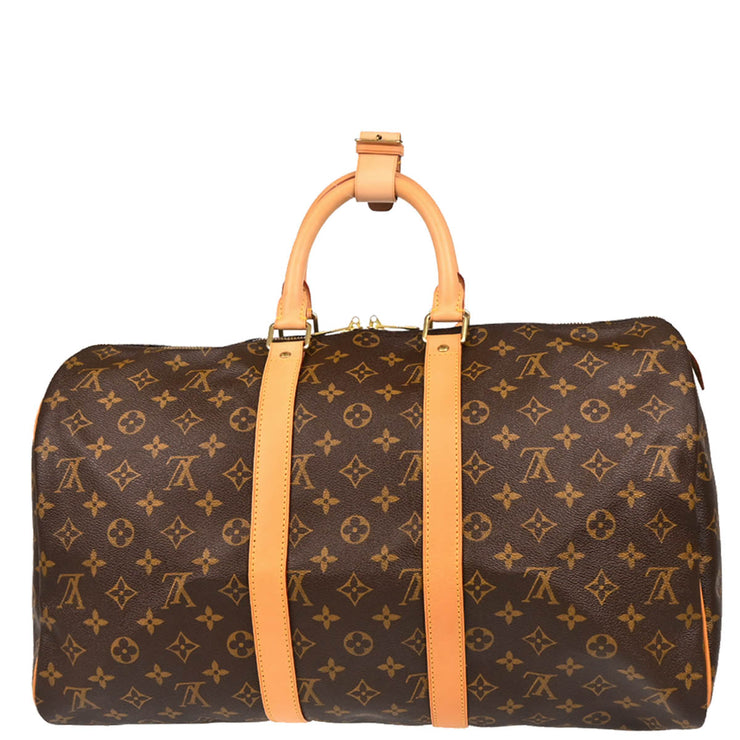 Louis Vuitton 2008 Monogram Keepall 45 Travel Duffle Handbag M41428