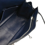 Hermes 2009 Blue De Prusse Taurillon Clemence Jypsiere 31 Shoulder Bag