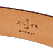 Louis Vuitton White Multicolor Ceinture Carre Belt M9270Y #70/28 Small Good