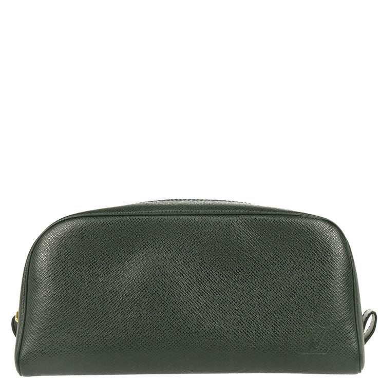 Louis Vuitton 2005 Taiga Green Trousse Toilette PM Pouch Bag M30224