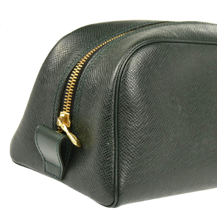 Louis Vuitton 2005 Taiga Green Trousse Toilette PM Pouch Bag M30224
