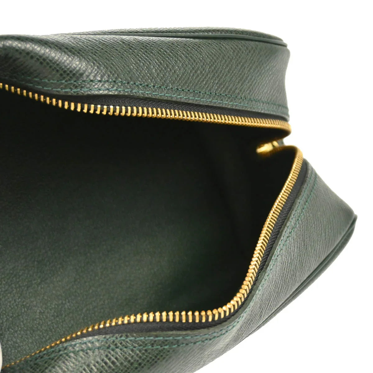 Louis Vuitton 2005 Taiga Green Trousse Toilette PM Pouch Bag M30224