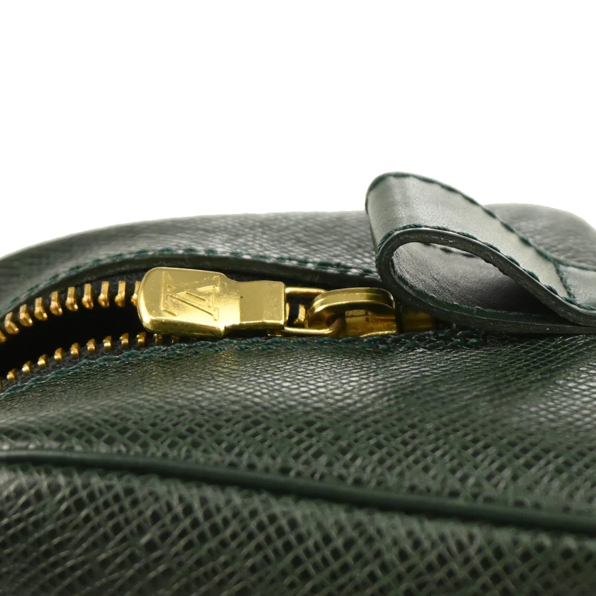 Louis Vuitton 2005 Taiga Green Trousse Toilette PM Pouch Bag M30224