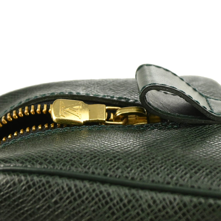 Louis Vuitton 2005 Taiga Green Trousse Toilette PM Pouch Bag M30224