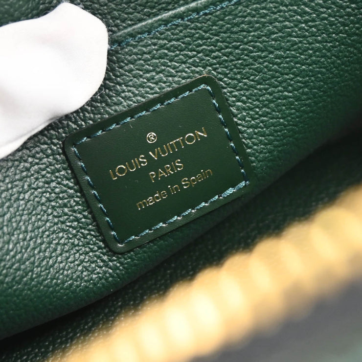 Louis Vuitton 2005 Taiga Green Trousse Toilette PM Pouch Bag M30224