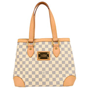 Louis Vuitton 2009 Damier Azur Hampstead PM Tote Handbag N51207