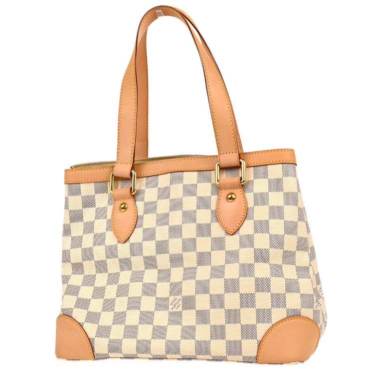 Louis Vuitton 2009 Damier Azur Hampstead PM Tote Handbag N51207