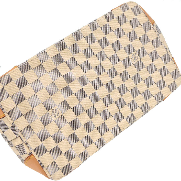 Louis Vuitton 2009 Damier Azur Hampstead PM Tote Handbag N51207