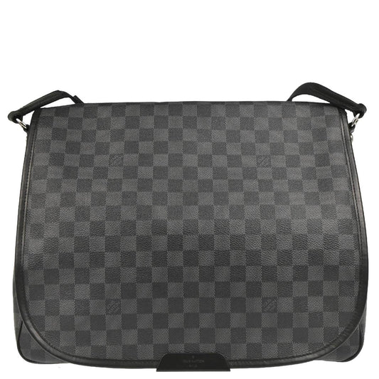 Louis Vuitton 2008 Damier Graphite Daniel GM Shoulder Bag N58033