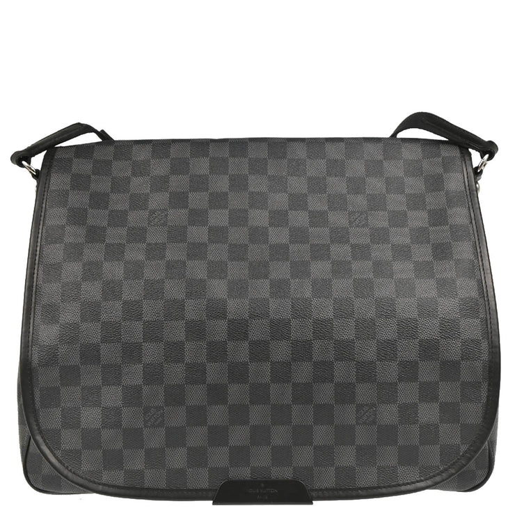 Louis Vuitton 2008 Damier Graphite Daniel GM Shoulder Bag N58033
