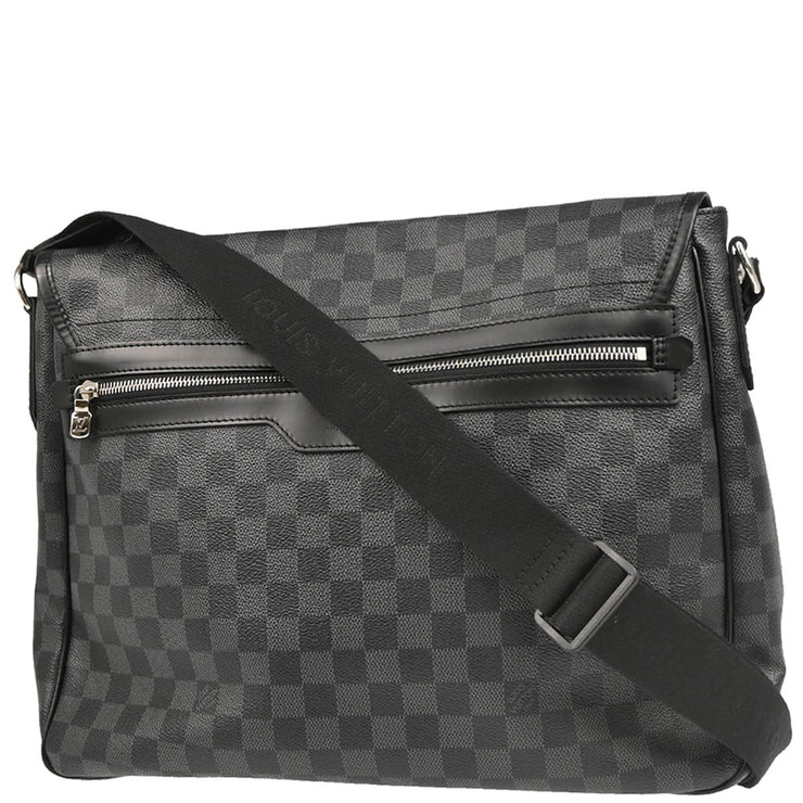 Louis Vuitton 2008 Damier Graphite Daniel GM Shoulder Bag N58033