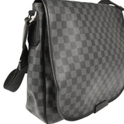 Louis Vuitton 2008 Damier Graphite Daniel GM Shoulder Bag N58033