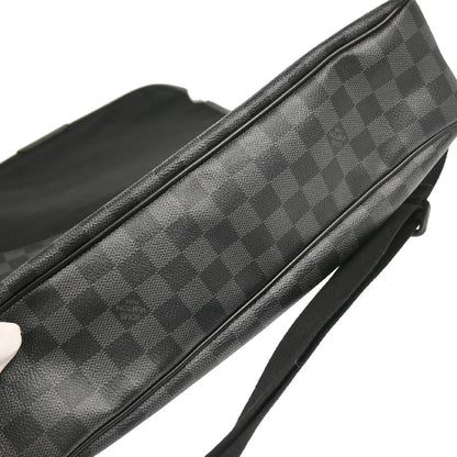 Louis Vuitton 2008 Damier Graphite Daniel GM Shoulder Bag N58033