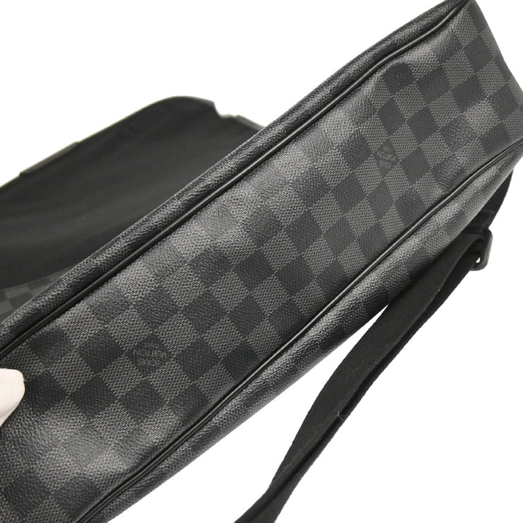 Louis Vuitton 2008 Damier Graphite Daniel GM Shoulder Bag N58033