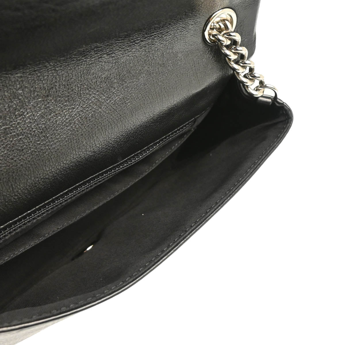 Chanel 2018 Black Embossed Calfskin Turnlock Small Full Flap Shoulder Bag