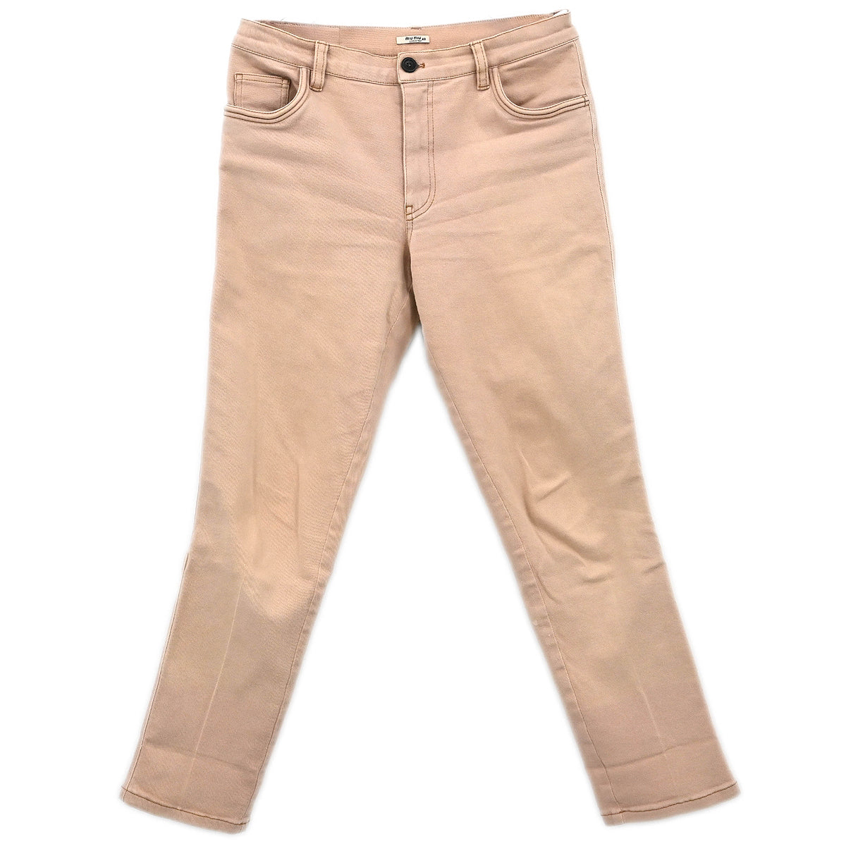 Miu Miu 2017 Long Pants Beige #40