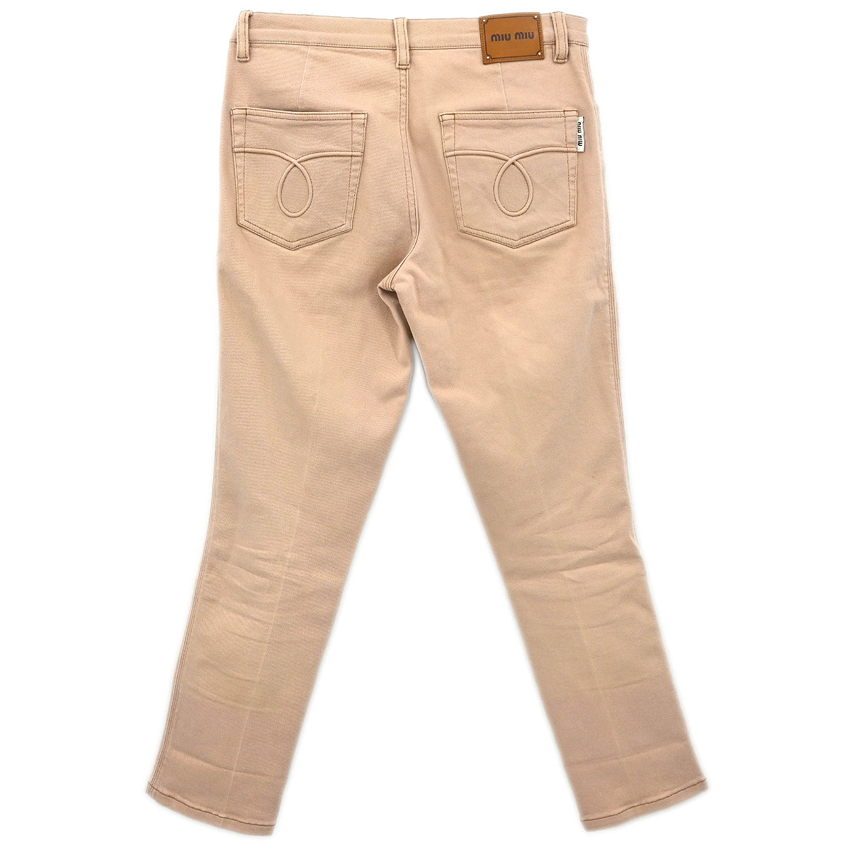 Miu Miu 2017 Long Pants Beige #40