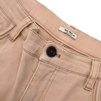 Miu Miu 2017 Long Pants Beige #40