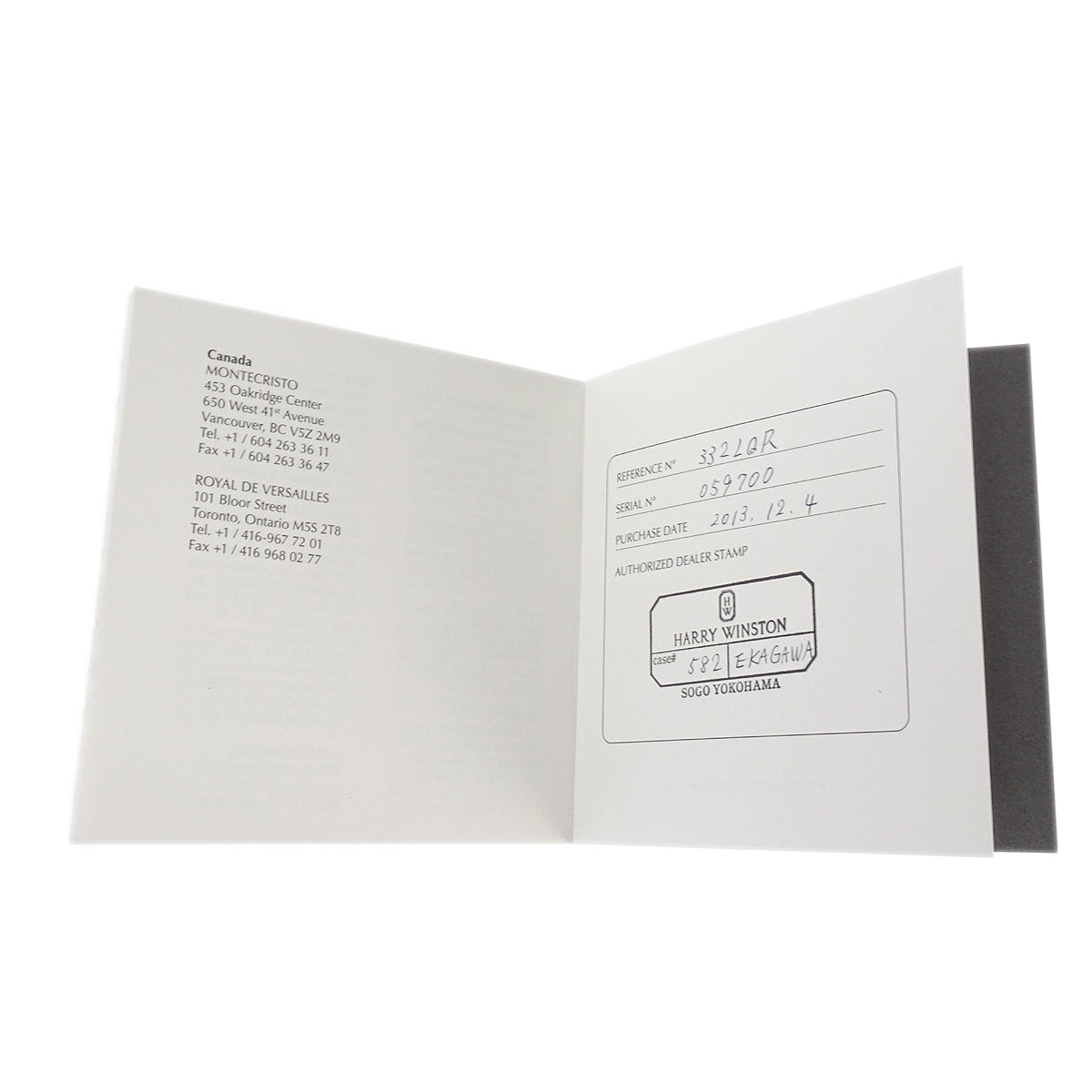 Harry Winston * 332LQR Avenue C Mini Quartz Watch 18KPG Diamond