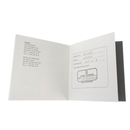 Harry Winston * 332LQR Avenue C Mini Quartz Watch 18KPG Diamond